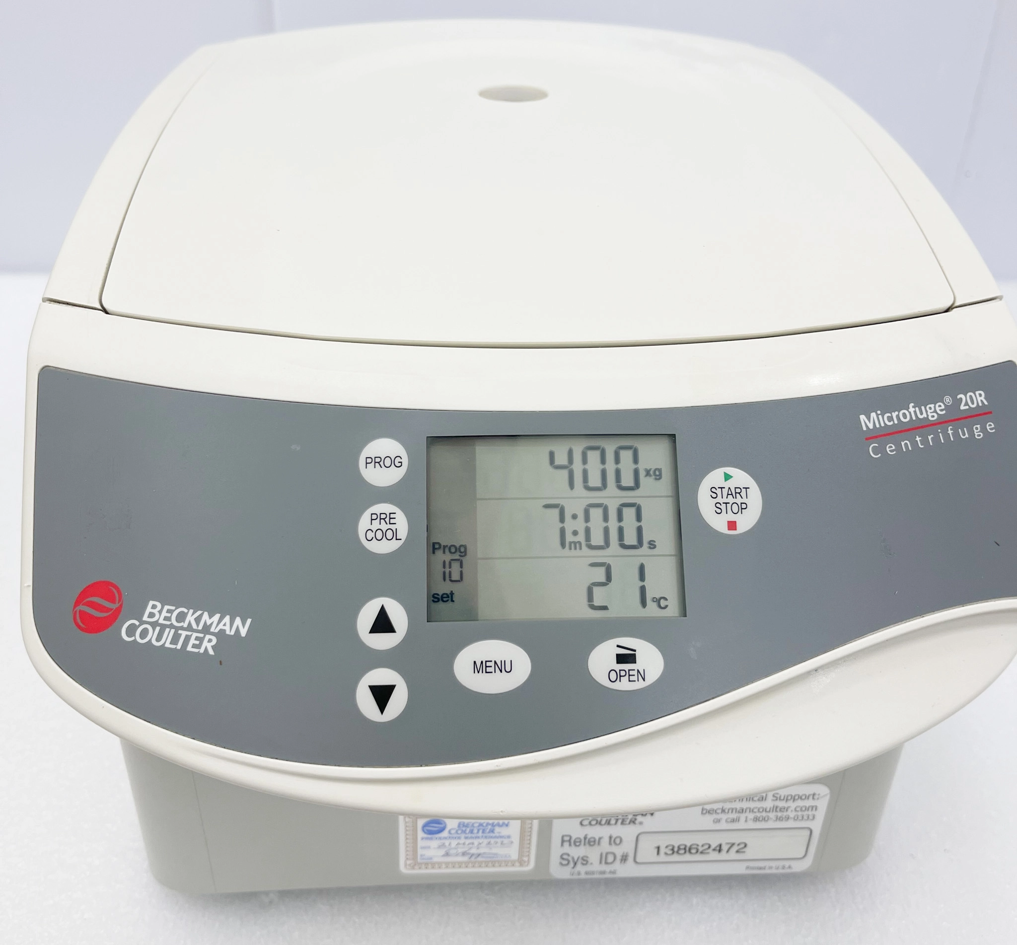 Beckman Coulter Microfuge 20R Microcentrifuge 120V/60 Hz - 3371407