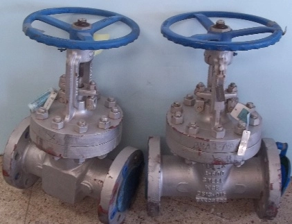 VELAN 4" 600 FLANGED RAISED FACE WCB (WELDABLE CARBON BODY) GATE VALVE 4-600 STEEL WCB 8513-016 BN