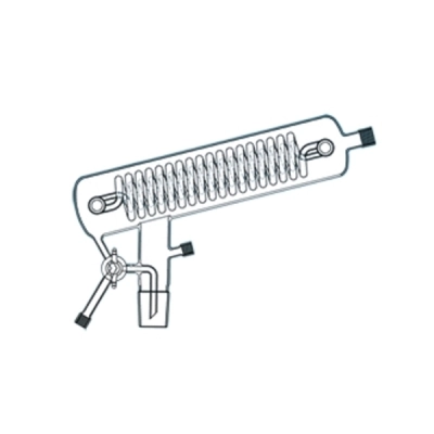 Ace Glass Condenser,Keenan,Dual Coil,Ptfe Plug 6021-20