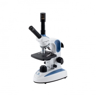 Accu Scope EXM-150 Vertical Teaching Head Monocular Microscope with Disc Diaphragm EXM-150-VT-EP