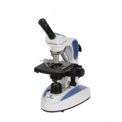 Accu Scope Vertical Teaching Head EXM-150 Monocular Microscope and 100x EXM-151-VT