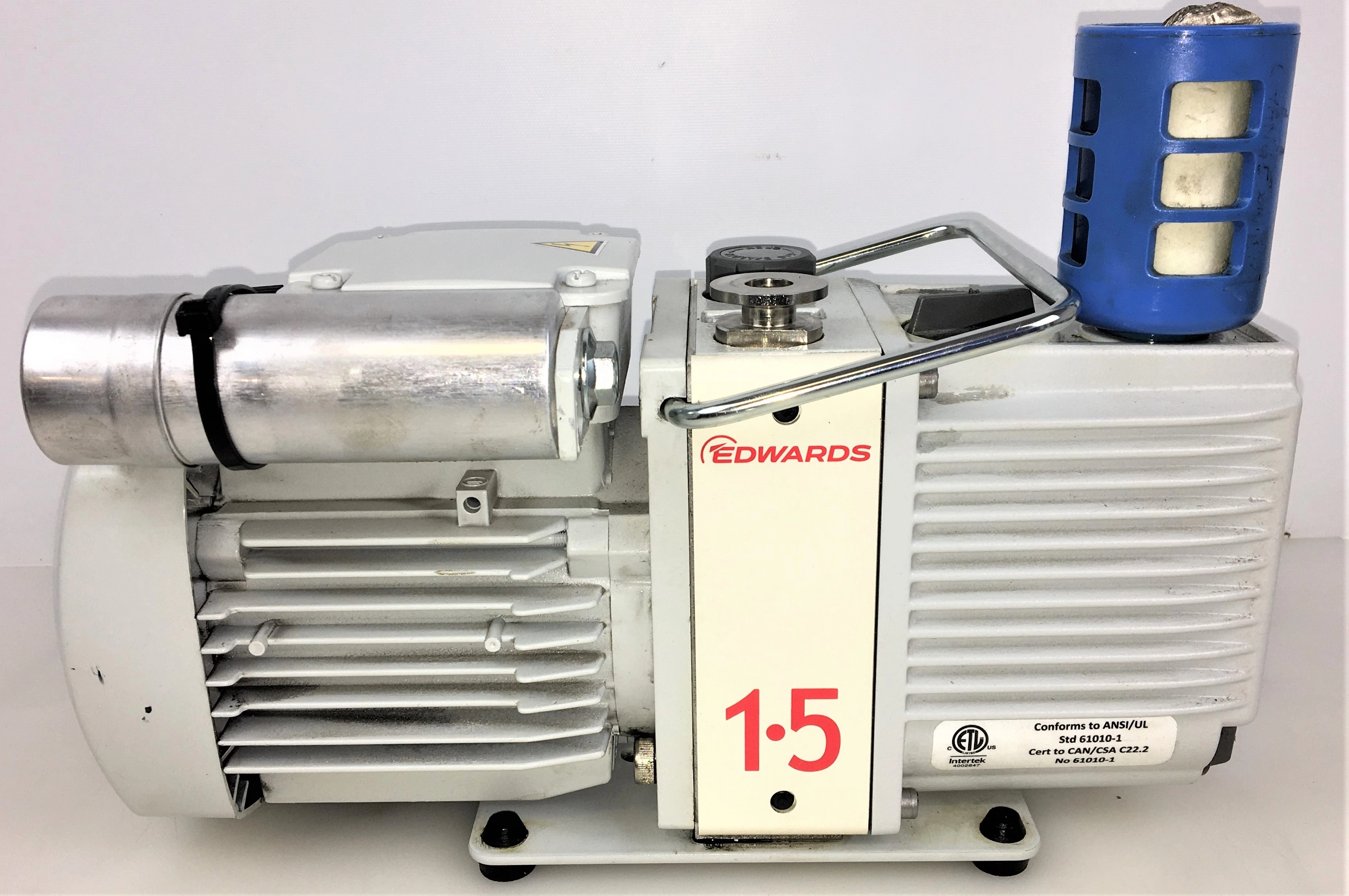 Edwards E2M1.5 Rotary Vacuum Pump with Oil Mist Filter (1.2cfm)