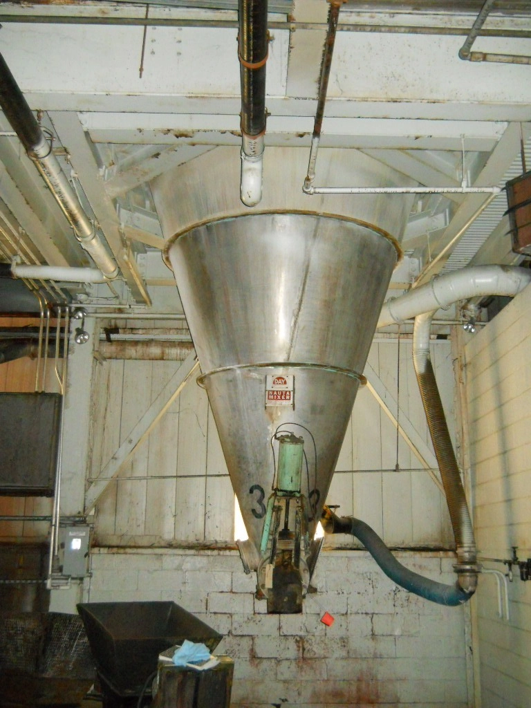 50 Cubic Foot JH Day 304 Stainless Steel Nauta Mixer