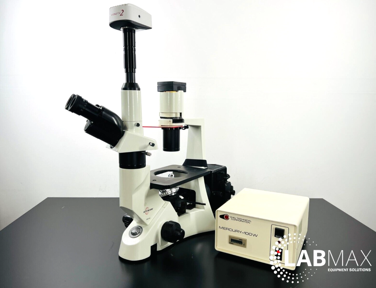 ACCU-SCOPE 3032 Inverted Phase Contrast Microscope