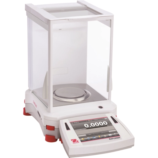 Ohaus EX224/AD Explorer Analytical Balance (220g x 0.1mg) with Internal Calibration, Draftshield and Autodoor (30061977)