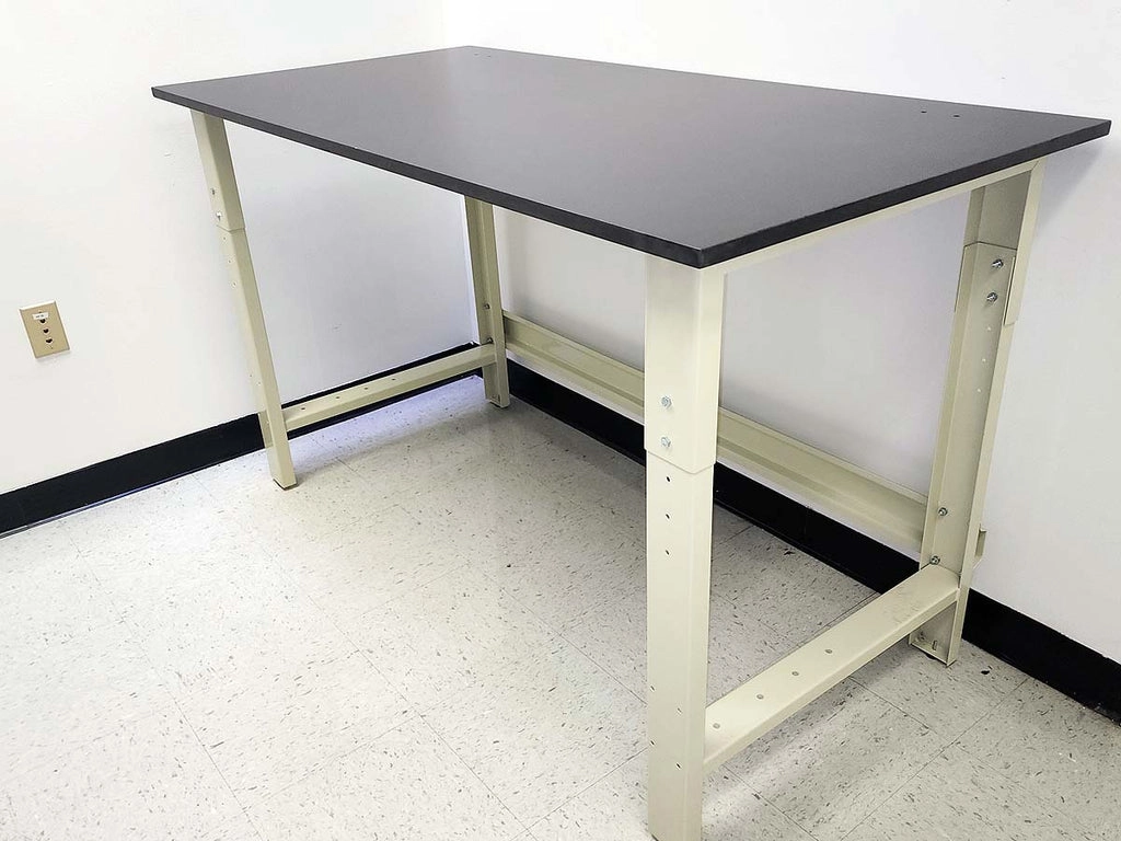 Quick Labs 3 foot heavy duty Mobile lab bench with phenolic resin coun