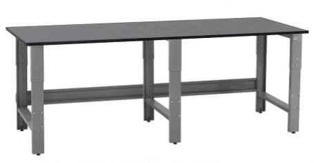 Quick Labs 8 foot light duty Lab table with phenolic resin countertop (36"D x 96"L x 36"H) --adjustable height | QLTL3696-PR