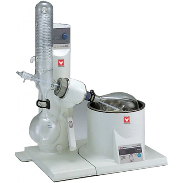 Yamato RE-301-BOV Basic and Economical Rotary Evaporator with VR-300 Vacuum Regulator, BO-400 Oil Bath (4L) and Glassware Set B