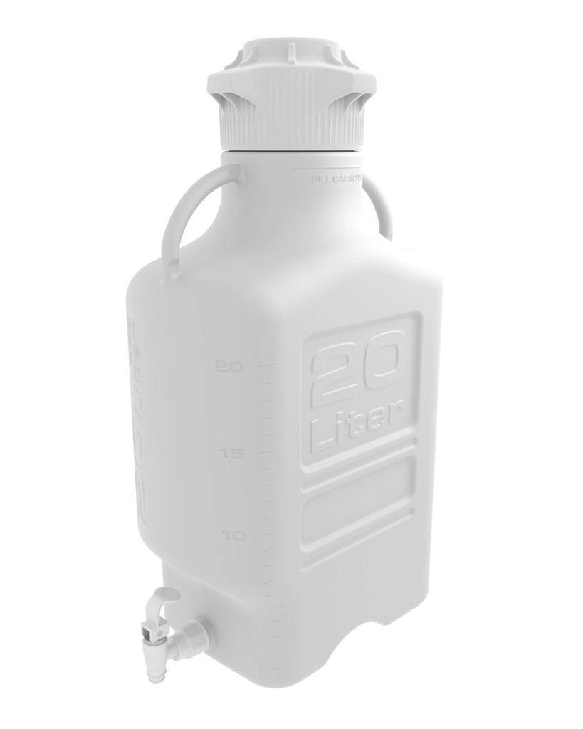 Foxx Life Sciences 152-3221-OEM Carboy, 20L, HDPE, 120mm Cap, w Spigot