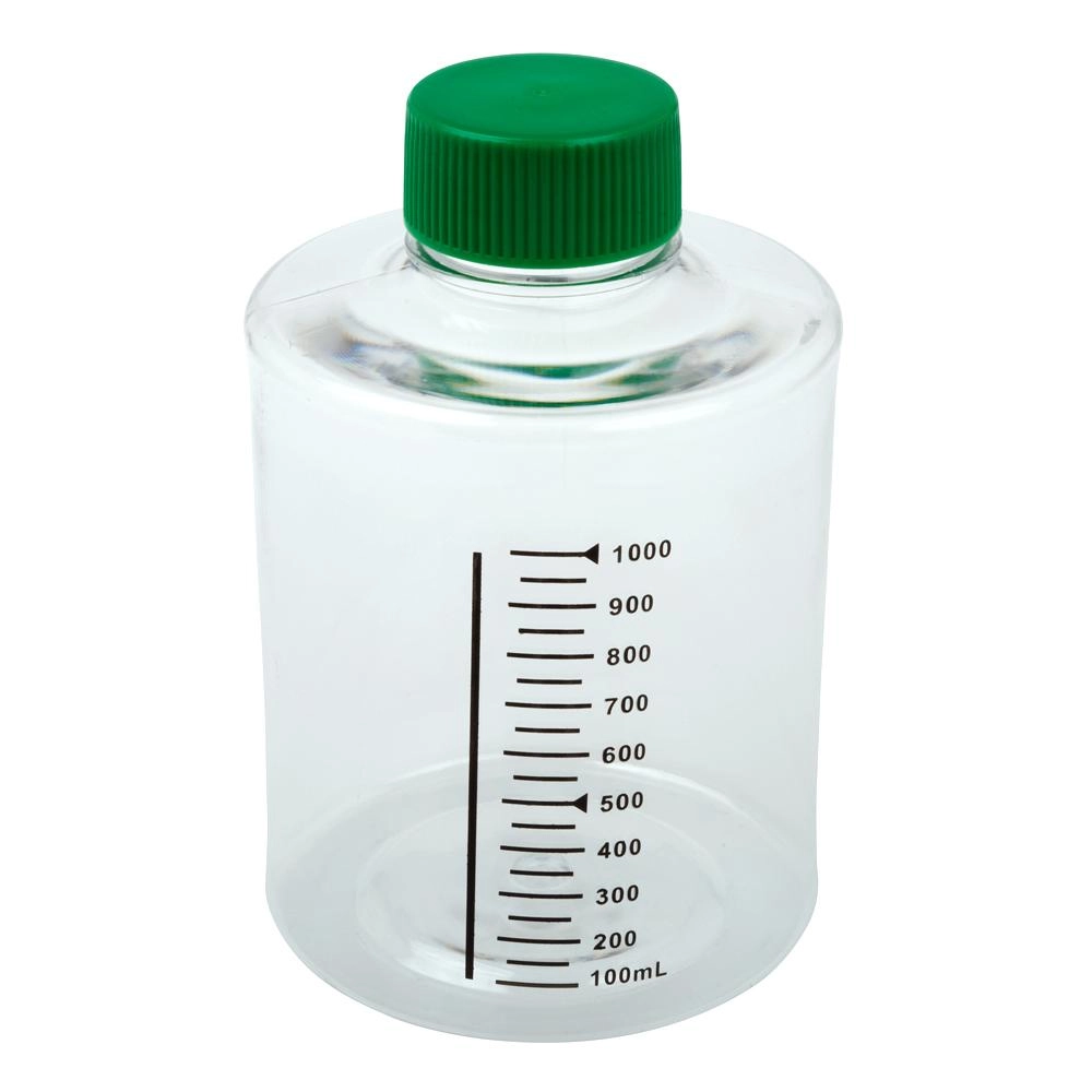 CELLTREAT 229382 490cm2 Roller Bottle, Tissue Culture Treated, Printed Graduations, Non-Vented Cap, Sterile, 24PK