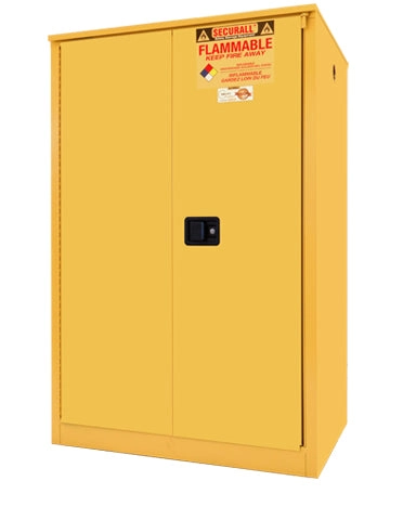 Securall A290 90 gallon Flammable Storage Cabinet with Self-Close, Self-Latch Sliding Door