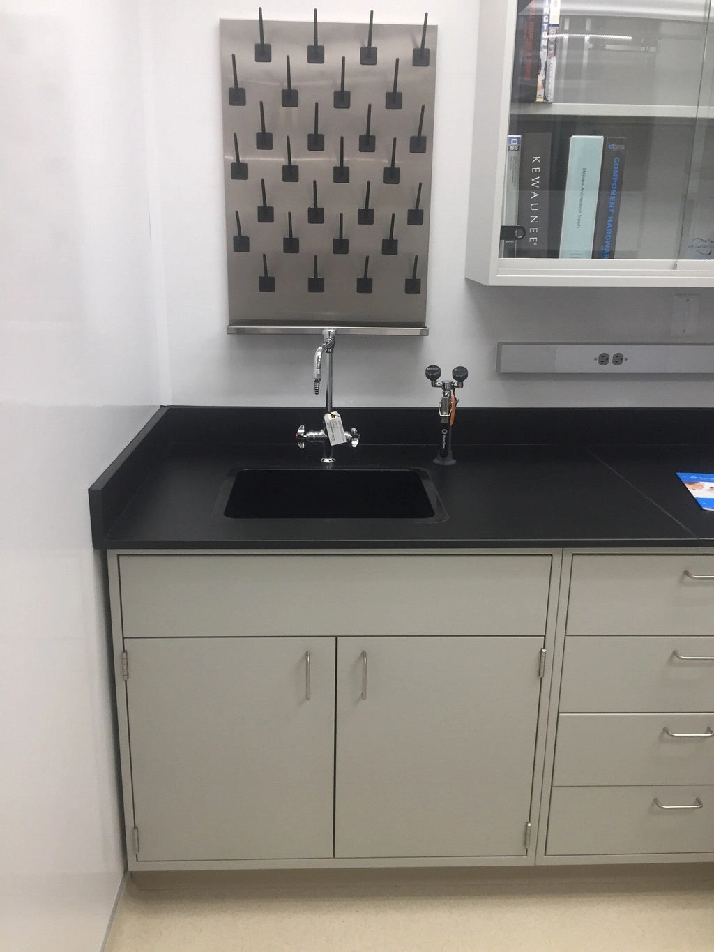 30" wide Metal Laboratory Sink Cabinet Package [custom]