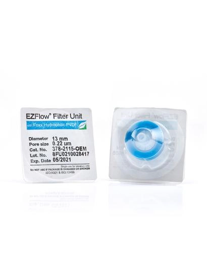 Foxx Life Sciences 378-2115-OEM EZFlow  Syringe Filter, 0.22&micro;m Hydrophilic PVDF, 13mm, Sterile, 100/pack