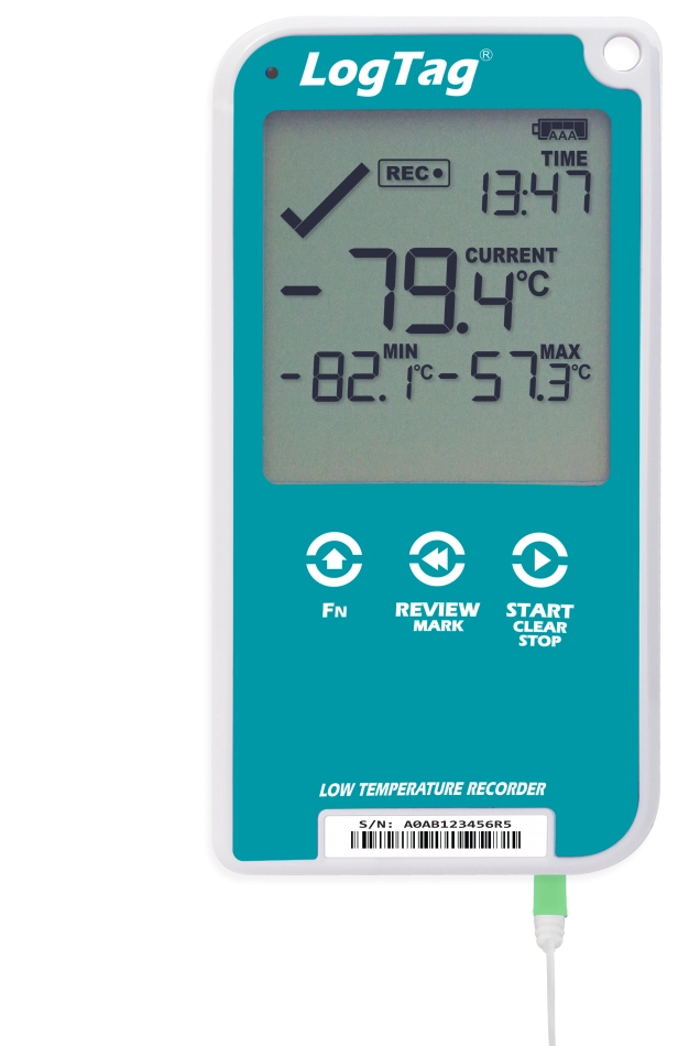 Logtag UTREL30-16 30 Day Low Temperature Logger with Display