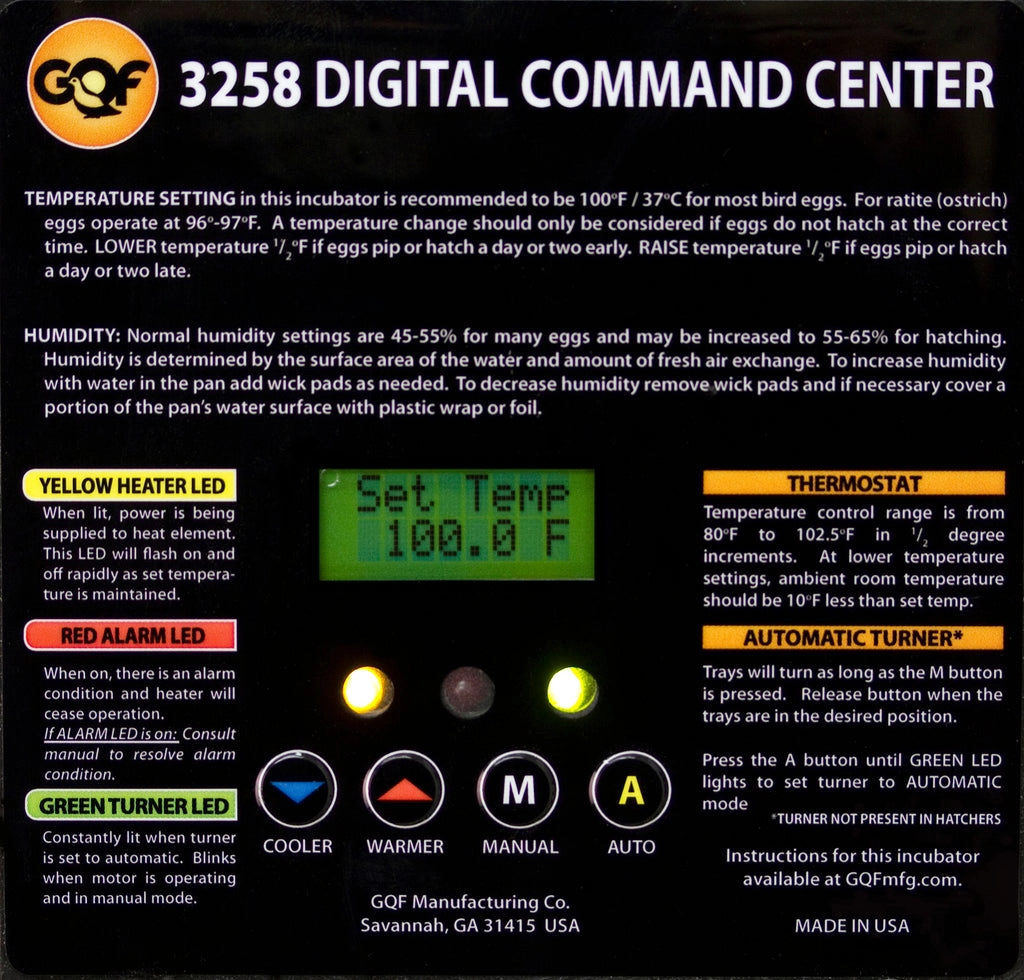 GQF Model 3265 Replacement Command Center