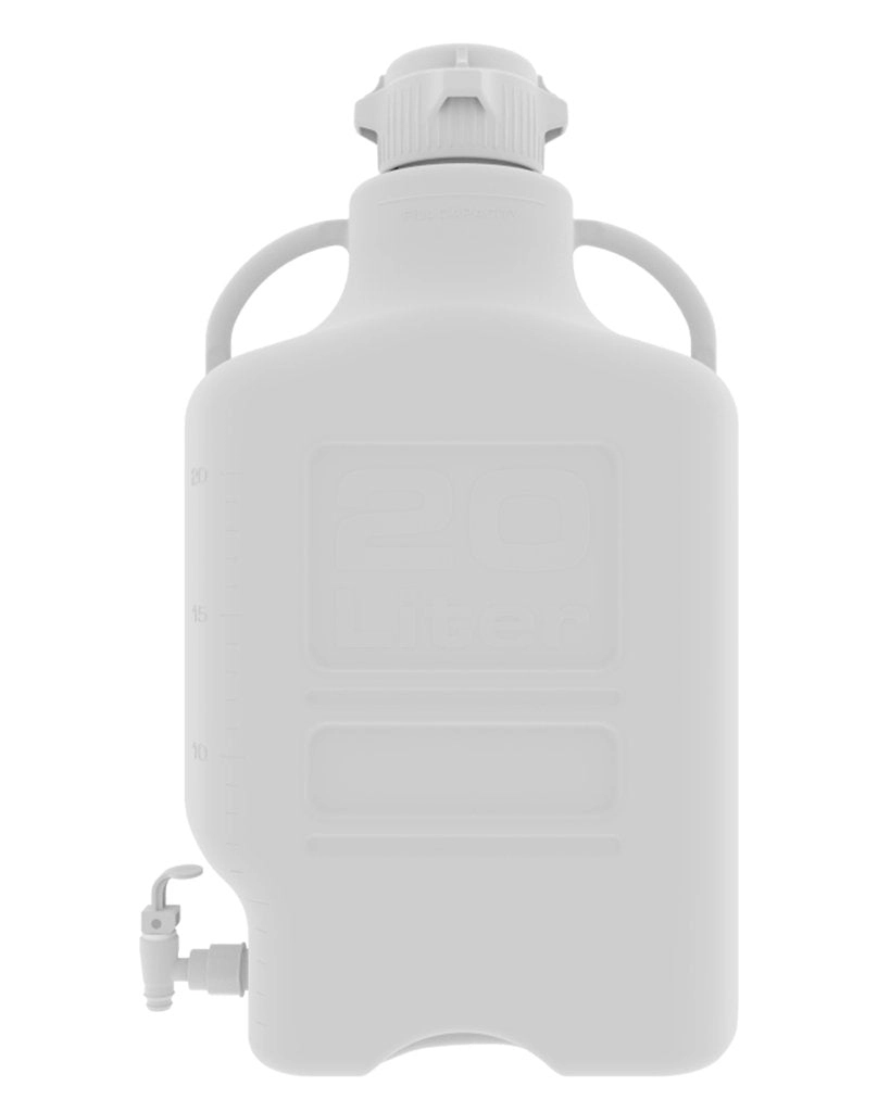 Foxx Life Sciences 155-3211-OEM Carboy, 20L, Polypropylene, 83B Cap, w Spigot