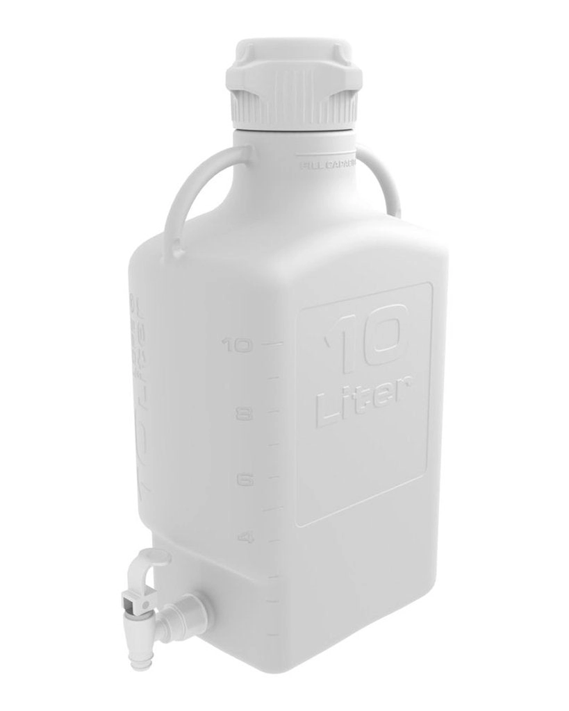 Foxx Life Sciences 152-2211-OEM Carboy, 10L, HDPE, 83B Cap, w Spigot