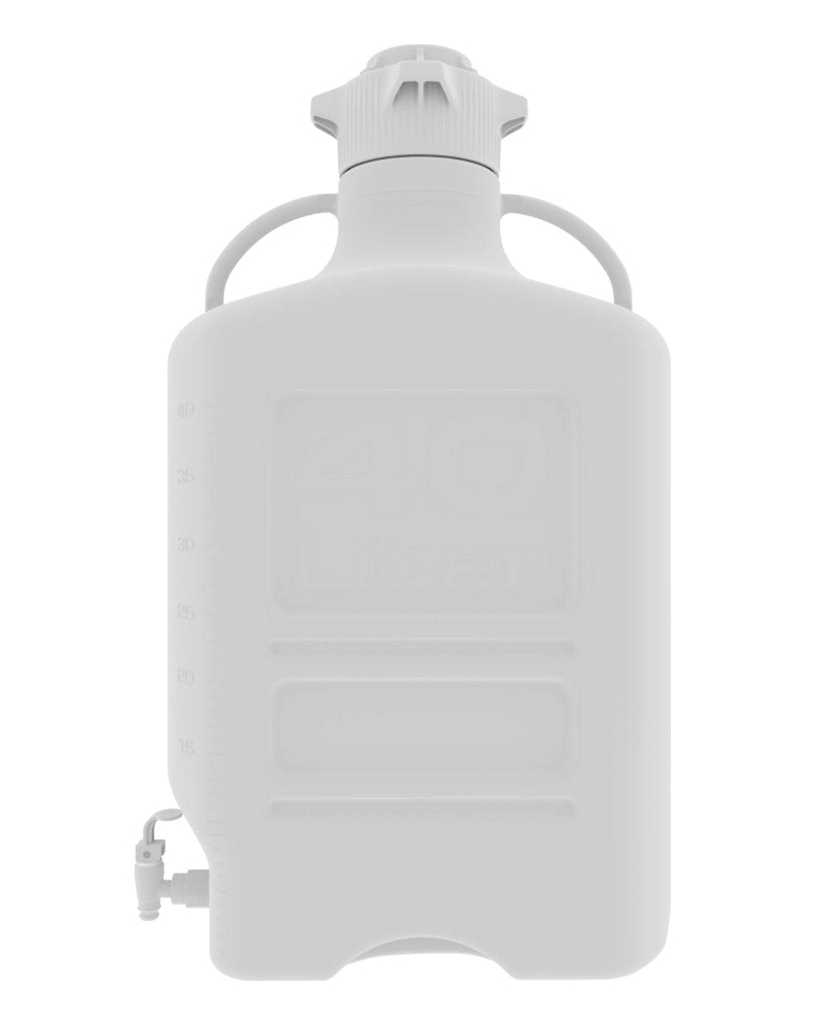 Foxx Life Sciences 155-5221-OEM Carboy, 40L, Polypropylene, 120mm Cap, w Spigot