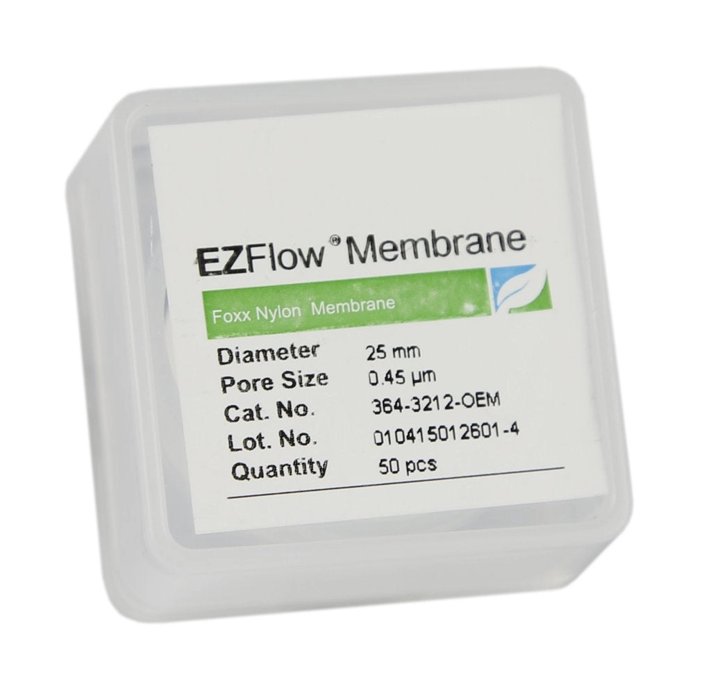 Foxx Life Sciences 364-3212-OEM EZFlow  Membrane Disc Filter, 0.45&micro;m Nylon, 25mm, 50/pack