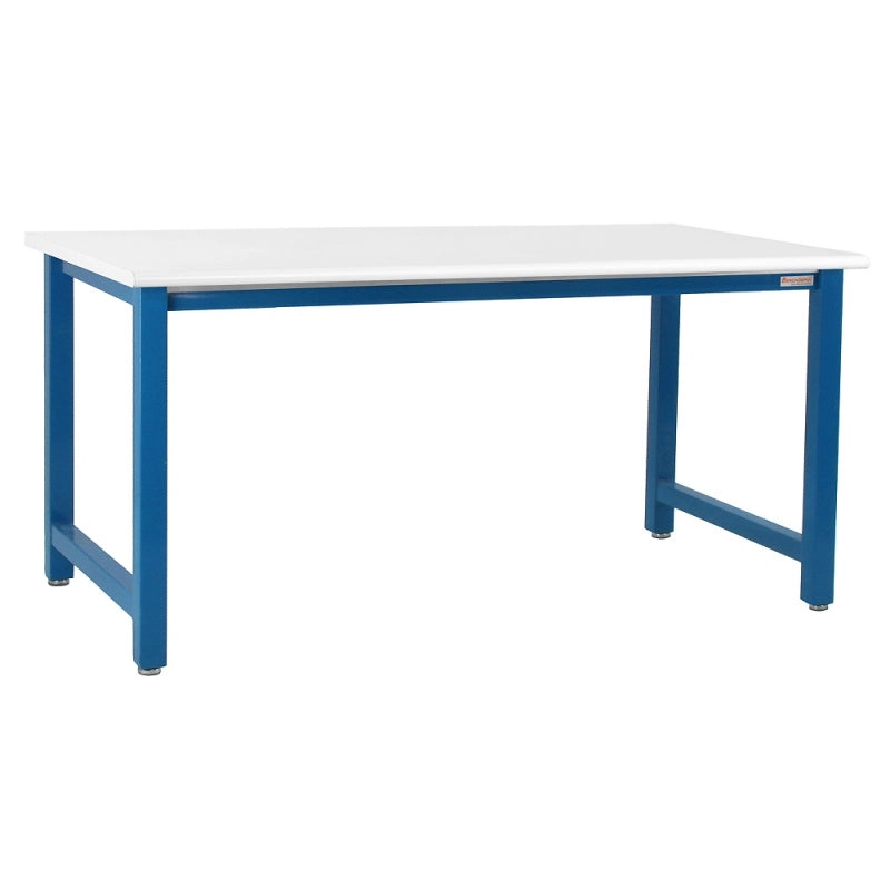 Benchpro KF3048 Kennedy Series Formica Round Front Edge Top Work Bench/ Lab Table (48" x 30" x 36")