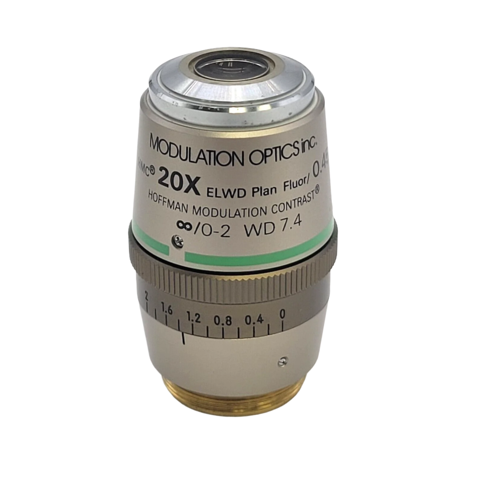 Nikon Microscope Objective Hoffman Modulation Contrast 20x ELWD Plan Fluor