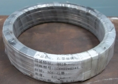 SPIRAL WOUND VALVE GASKET, MODEL: 2H1R, SIZE: 104 X 92 X 85 X 45, MATERIAL: 304, DATE: 20/21/12
