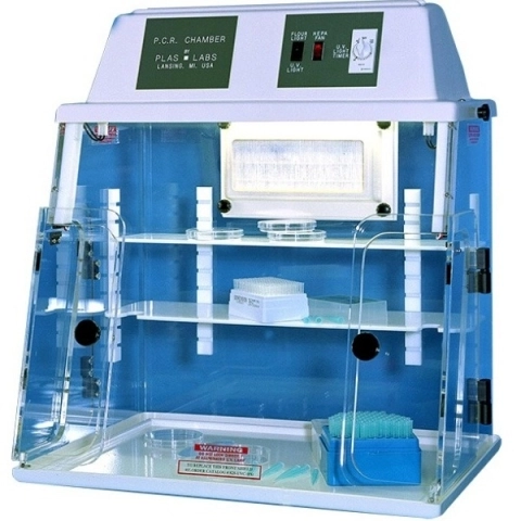 Plas-Labs 23.5" x 17" x 21" PCR Chambers 825-PCR-HEPA