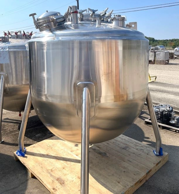 660 Gallon Sanitary 316L Stainless Steel Reactor built by Mueller