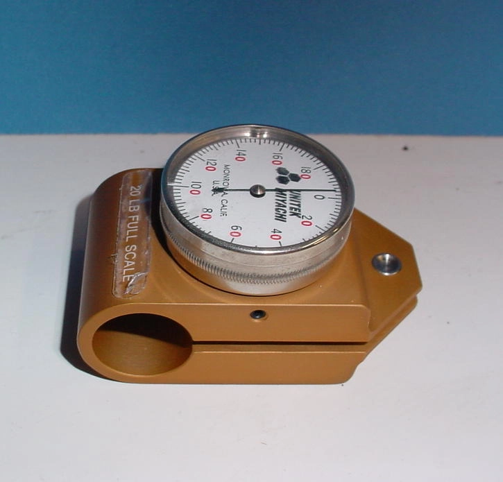 Unitek Miyachi electrode force gauge:&nbsp; FG20 20 pounds. Newly Arrived