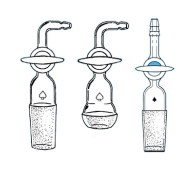 Ace Glass Adapter, Stopcock, Angled Hose Connection, 29/42 5200-15