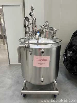 3D Process 250L Mobile Stainless Steel Jacketed Mixing Vessel