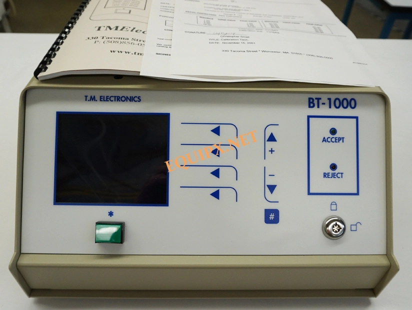 NEW TM Electronics BT-1000-V5 leak and flow package tester (4618)
