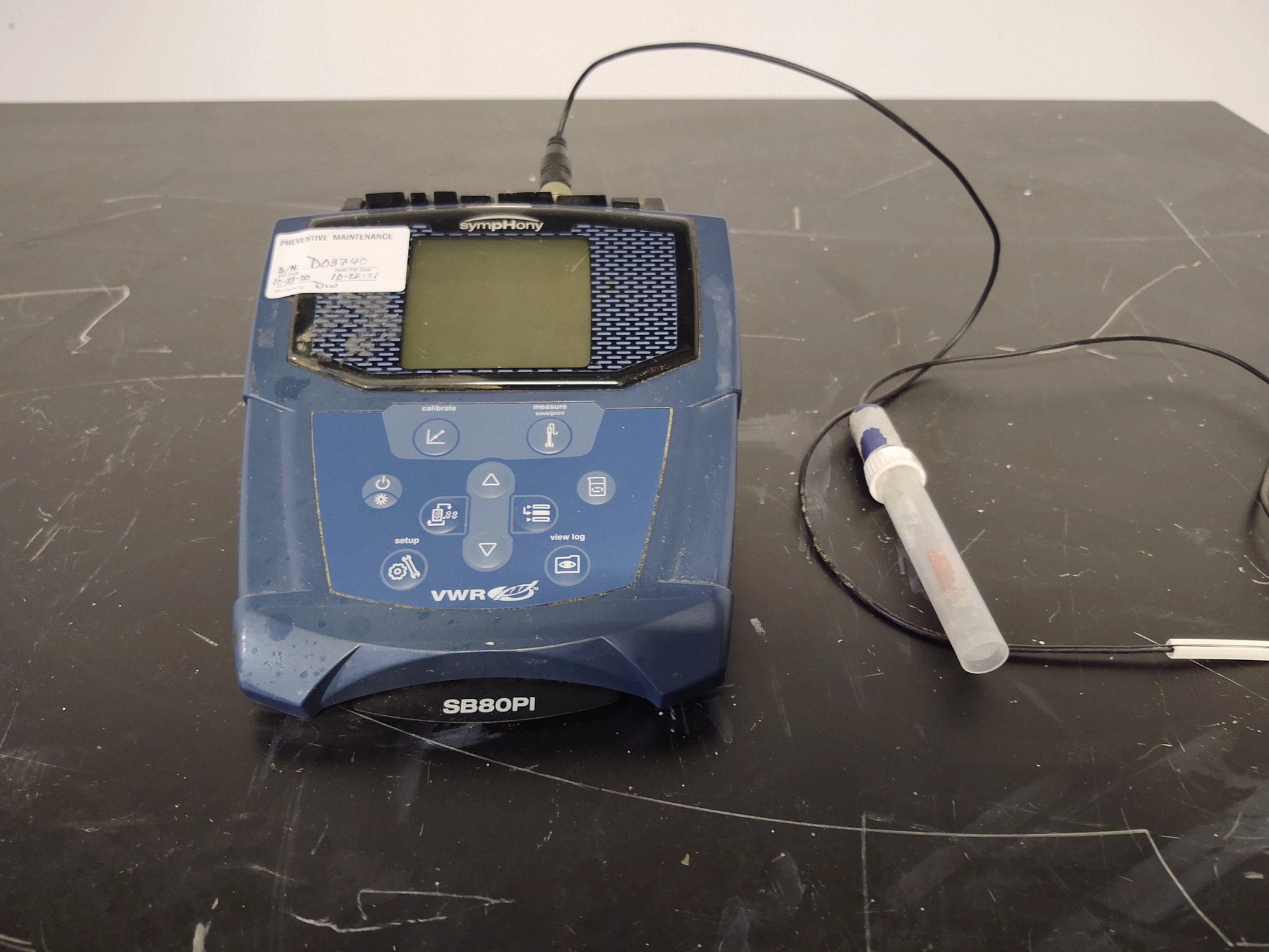VWR  Symphony SB80PI Portable pH Meter with electrode