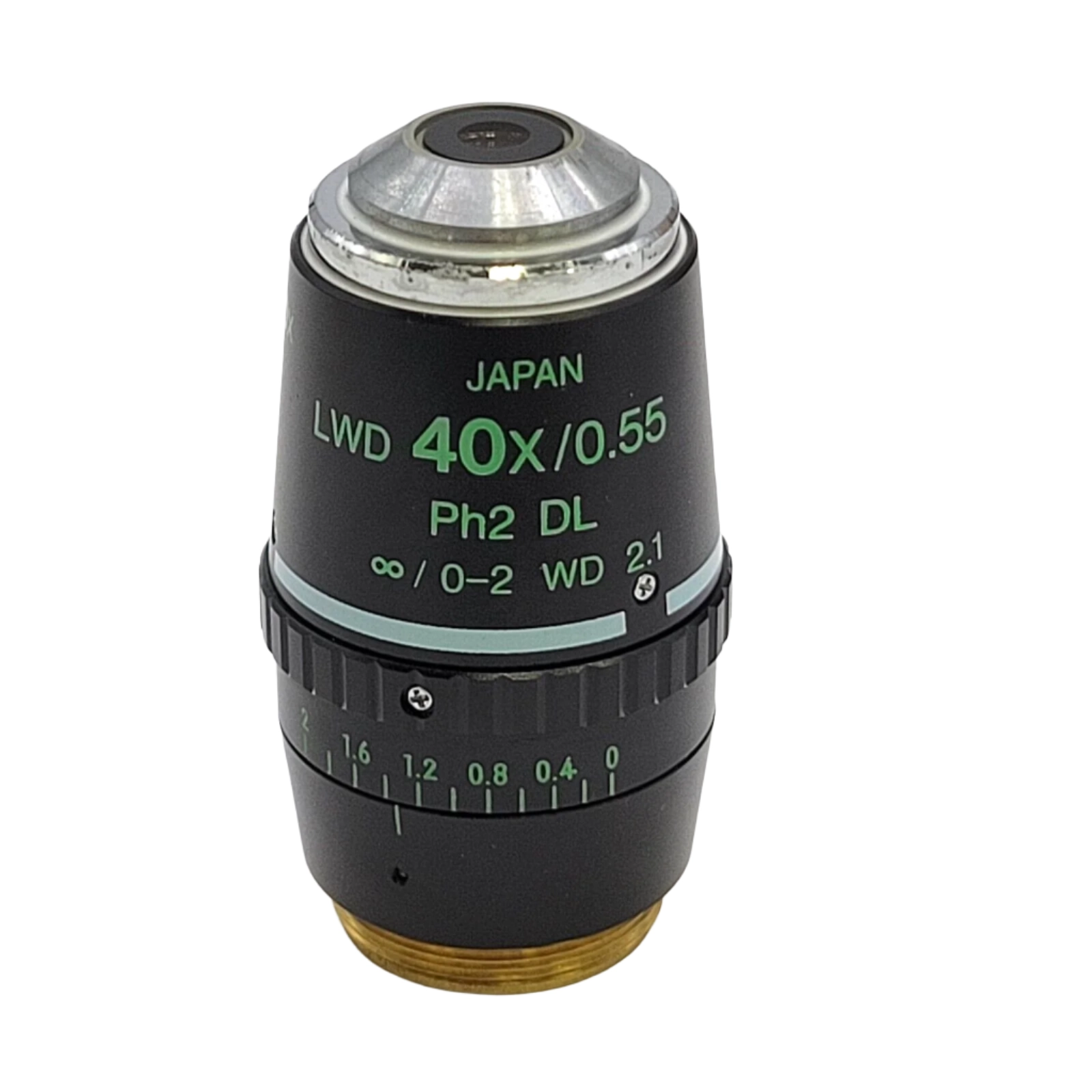 Nikon Microscope Objective LWD 40x Ph2 with Correction Phase Contrast