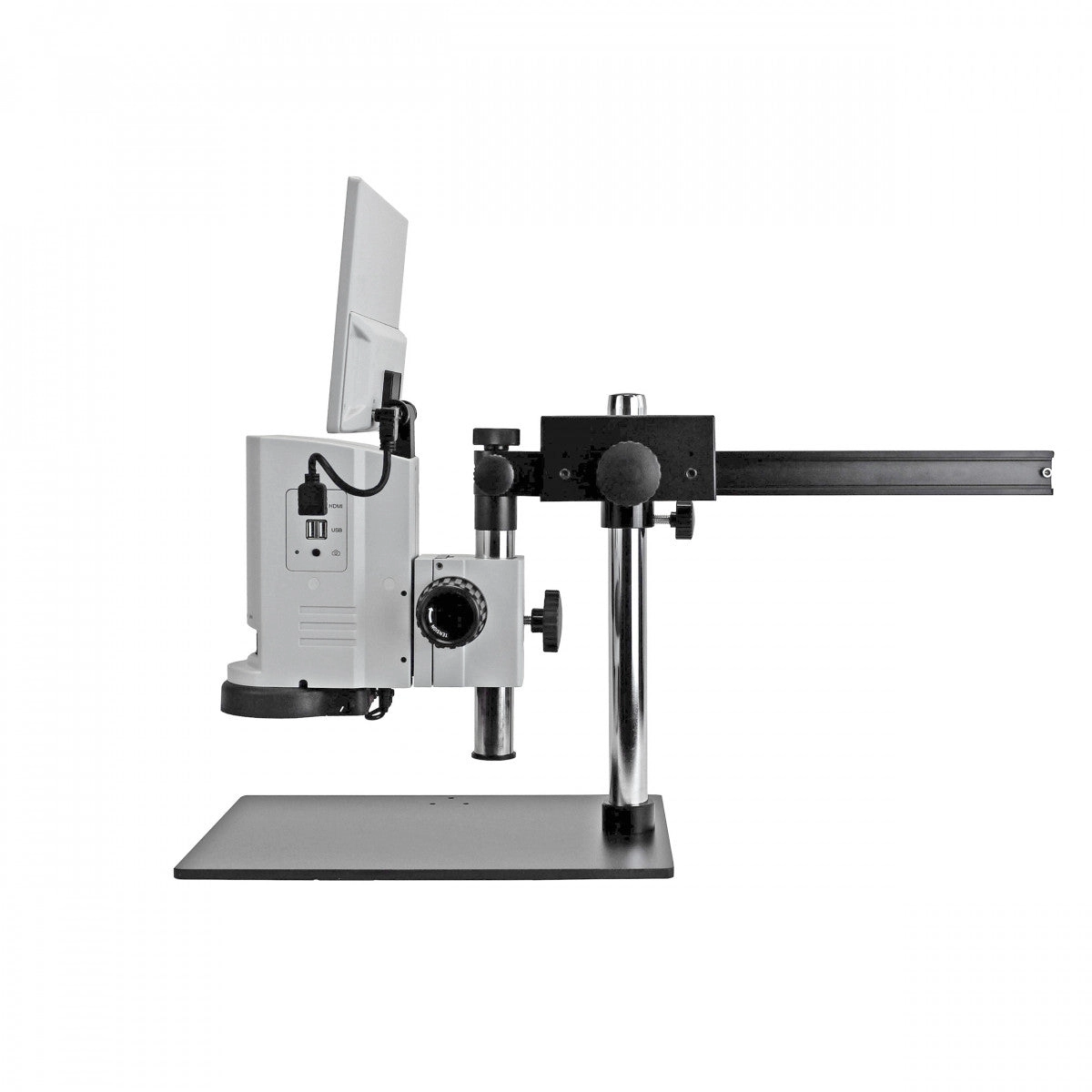 ZoomHD Microscope with Monitor and Gliding Boom Stand