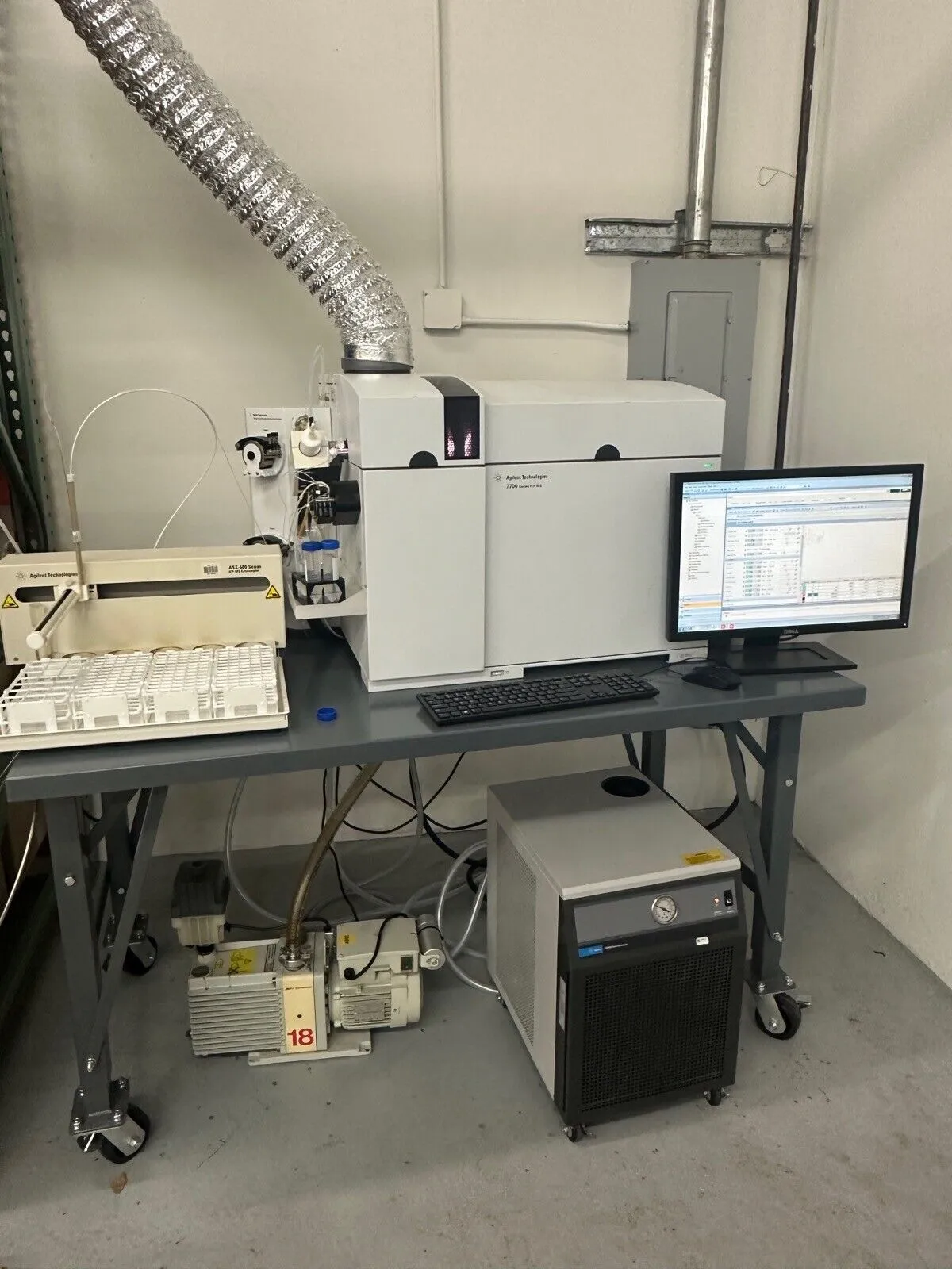 Agilent 7700x ICPMS - With ISIS Integrated Sample Introducion System
