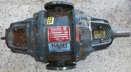 GARDNER DENVER NASH LLC, NASH REMANUFACTURED COMPRESSOR PUMP, SIZE: H-4 , 2" INLET 2" OUTLET, DATE: