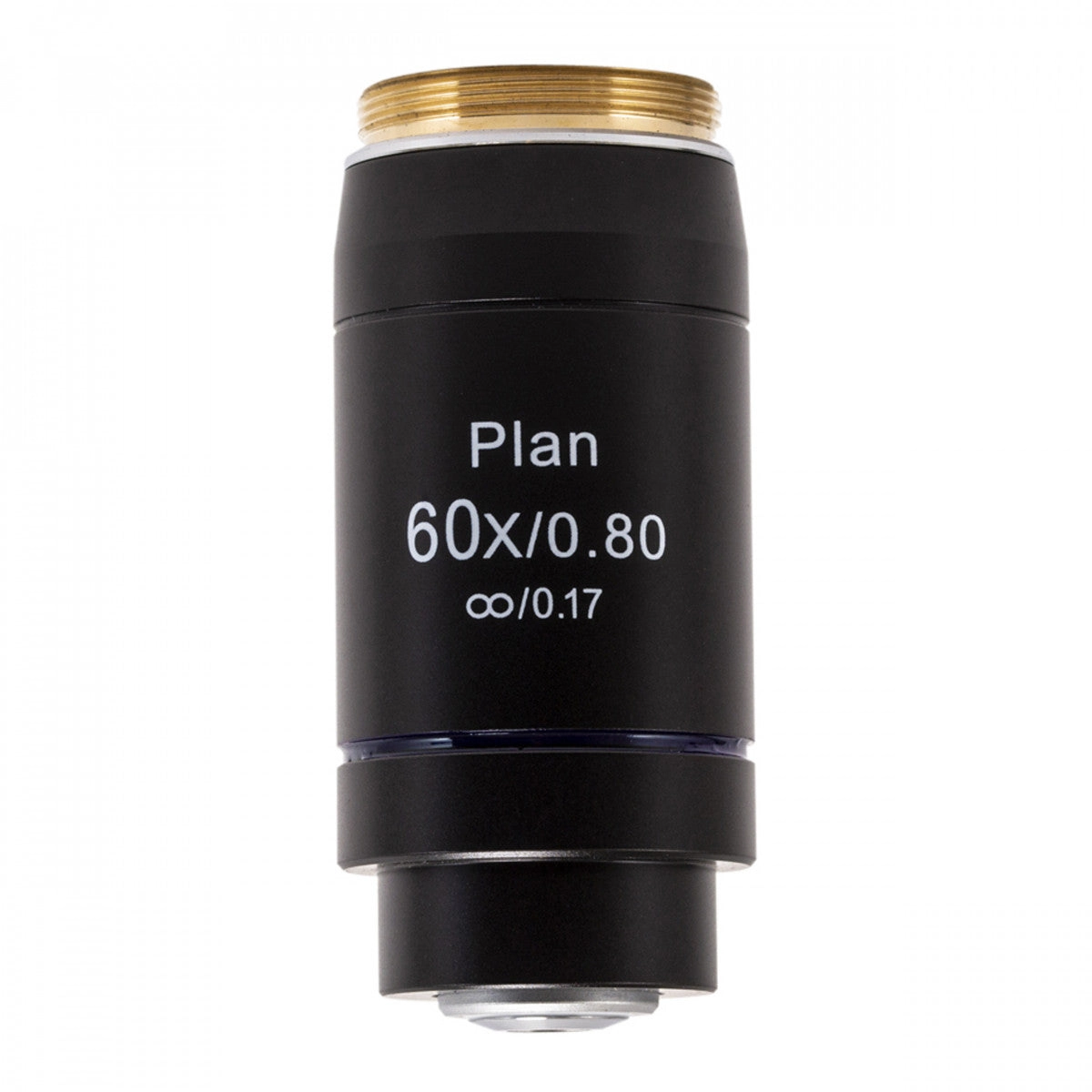 Accu-scope Microscope 60xR NIS Plan achromat objective, N.A. 0.80, W.D. 0.30mm