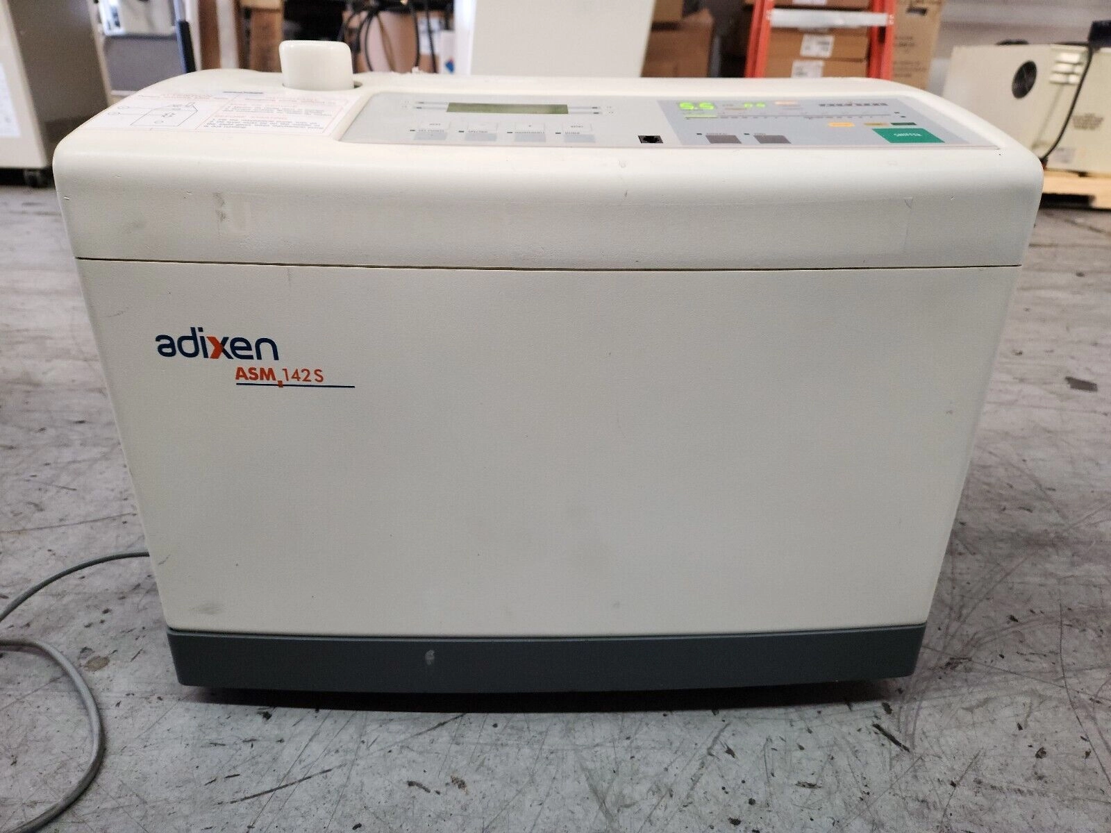 ALCATEL ADIXEN ASM 142S HELIUM LEAK DETECTOR