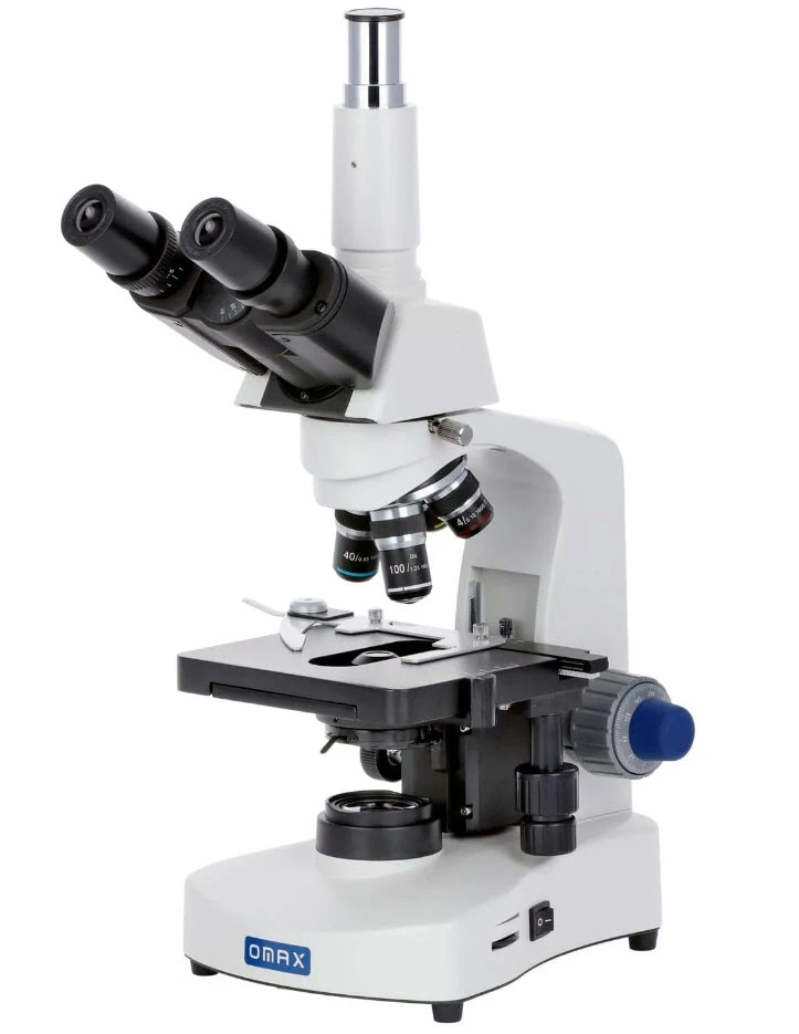 40X-1600X Biological Compound Laboratory Microscope, Trinocular, LED Light  + USB Digital Camera