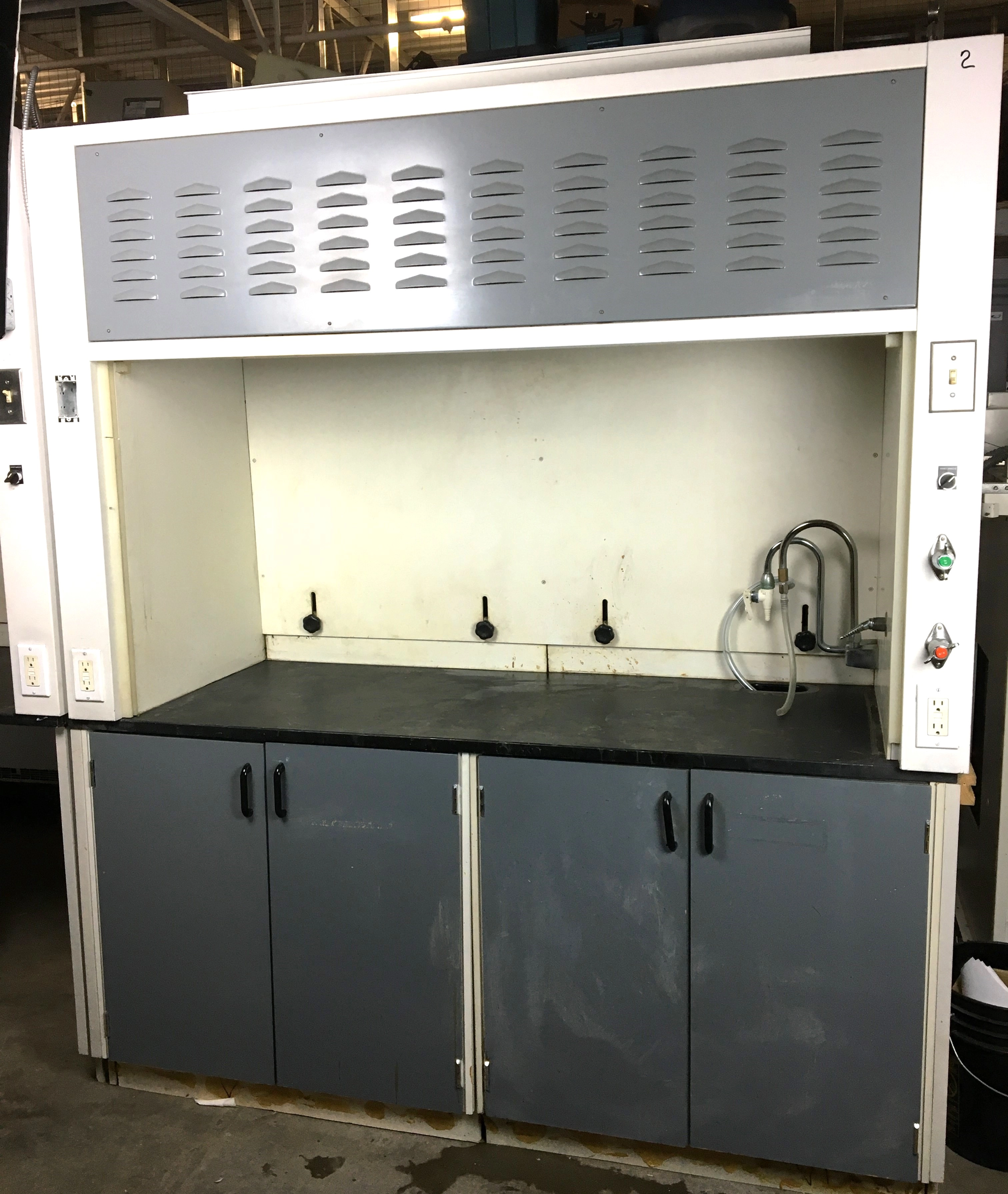 6-Ft Chemical Fume Hood with Base Cabinets