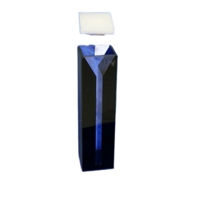 Fireflysci Type 9M Semi-Micro Black Cuvette (Material: Black UV Quartz) (Lightpath: 5mm)&nbsp;9MUV5