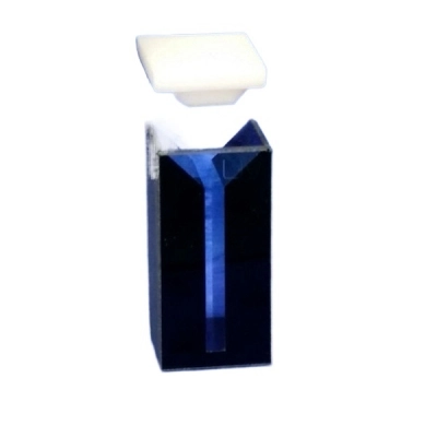 Fireflysci Type 17M Short Micro Black Cuvette (Material: Optical Glass) (Lightpath: 20mm)&nbsp;17MG20