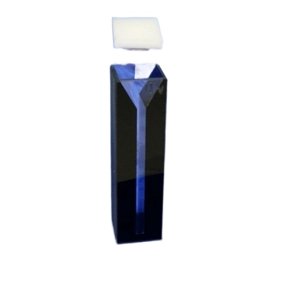 Fireflysci Type 9M Semi-Micro Black Cuvette (Material: Black Optical Glass) (Lightpath: 5mm)&nbsp;9MG5