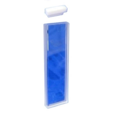 Fireflysci Type 1 Macro Cuvette with PTFE Cover (Material: Optical Glass) (Lightpath: 2mm) 1G2