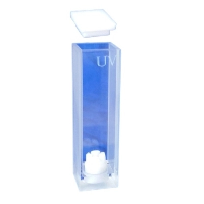 Fireflysci Type 1MS Macro Cuvette with PTFE Cover (Material: UV Quartz) (Lightpath:10mm) 1MSUV10