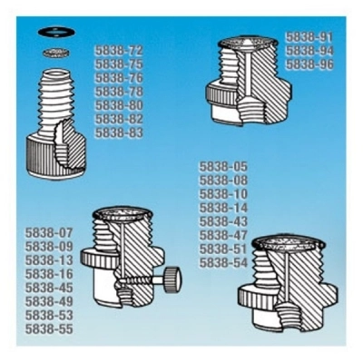 Ace Glass Adapter, Filter, PTFE, #15 Ace-Thred To 1/4In-28Unf, Flow Valve, 100 Micron 5838-49