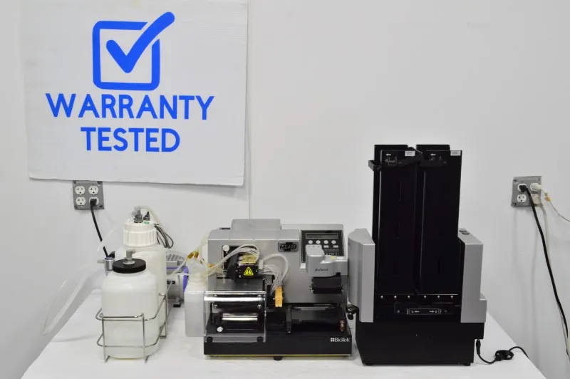BioTek EL406 Microplate Washer Dispenser 406PSUB3LB w/ BioStack2WR - AV