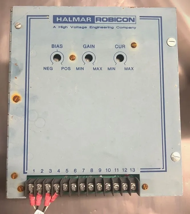 Halmar Robicon 1PCI-4860-CL/OC-D-8 High Voltage Heat Resisting Control P...