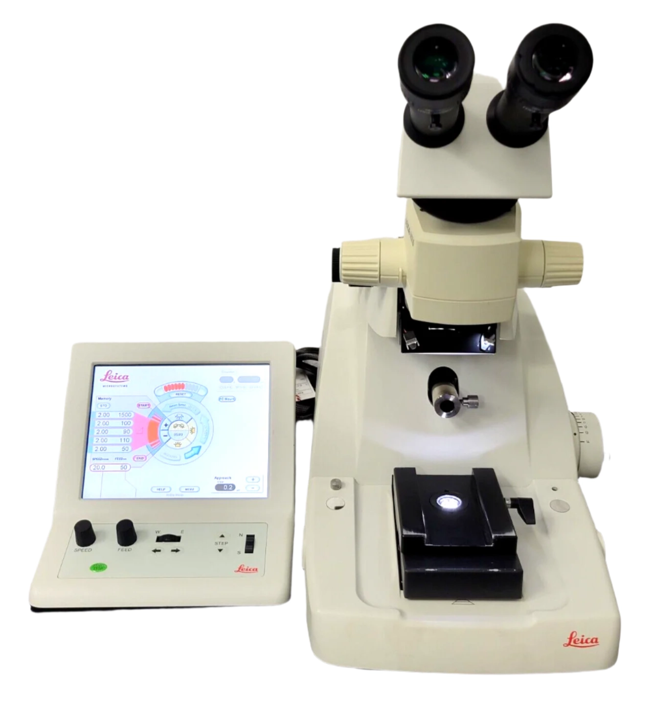 Leica Ultramicrotome EM UC7 with MZ6 Pod and Tilting Binocular Head